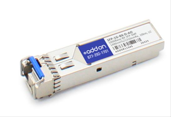 AddOn Networks SFP-1G-BX-D-AO network transceiver module Fiber optic 1000 Mbit/s1