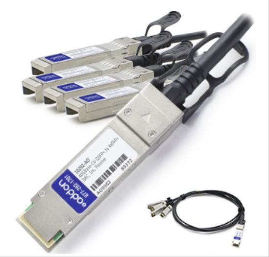 AddOn Networks 1m QSFP+ - 4xSFP+ InfiniBand cable 39.4" (1 m) QSFP+ 4xSFP+ Black1