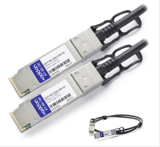 AddOn Networks QSFP-40G-ADAC10M-AO InfiniBand cable 393.7" (10 m) QSFP+ Black1