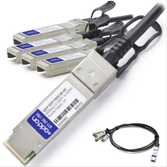 AddOn Networks QSFP-4SFP-PDAC3M-AO InfiniBand cable 118.1" (3 m) QSFP+ 4xSFP+ Black1