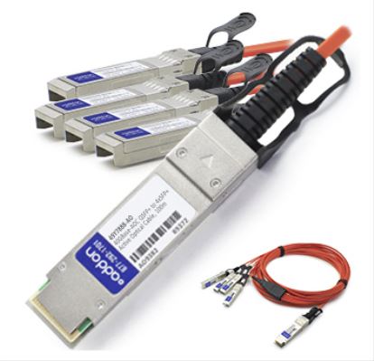 AddOn Networks 2m QSFP+ - 4xSFP+ InfiniBand cable 78.7" (2 m) QSFP+ 4xSFP+ Orange1