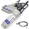 AddOn Networks QSFP+/4xSFP+ 2 m InfiniBand cable 78.7" (2 m) QSFP+ 4xSFP+ Black1