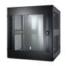 APC NetShelter WX Wall-Mount Enclosure 13U Glass Door Black Wall mounted rack1