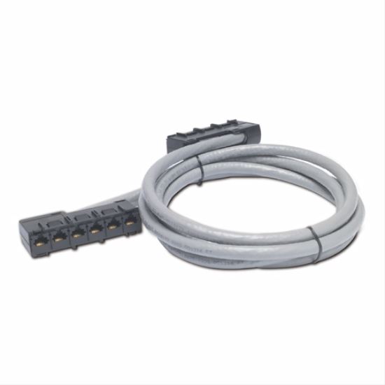 APC 27ft Cat5e UTP, 6x RJ-45 - 6x RJ-45 networking cable Gray 324" (8.23 m) U/UTP (UTP)1