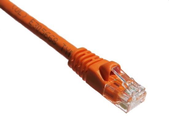 Picture of Axiom AXG94130 networking cable Orange 600" (15.2 m) Cat5e U/UTP (UTP)