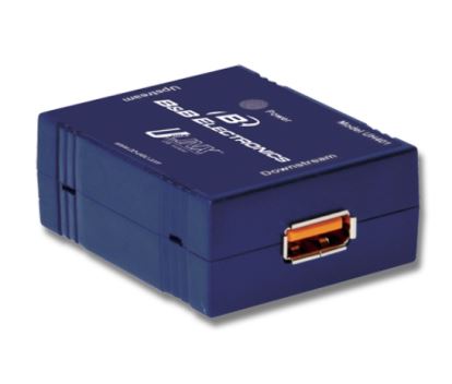 Picture of B&B Electronics UH401-2KV serial converter/repeater/isolator USB 2.0 Blue