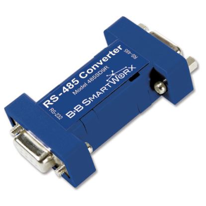 Picture of IMC Networks 485SD9R serial converter/repeater/isolator RS-232 RS-485 Blue