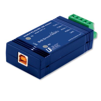 Picture of IMC Networks USPTL4 serial converter/repeater/isolator USB 1.1 RS-422/485 Blue