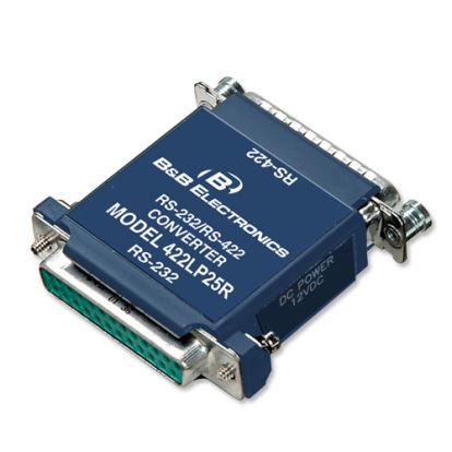 Picture of IMC Networks 422LP25R serial converter/repeater/isolator RS-232 RS-422 Blue