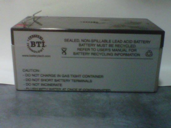 Picture of BTI RBC47-SLA47 Sealed Lead Acid (VRLA) 12 V