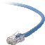 Picture of Belkin RJ45 Cat5e Patch cable, 0.15m networking cable Blue 5.91" (0.15 m) U/UTP (UTP)