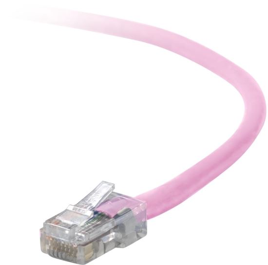 Belkin Cat5e Patch Cable, 5ft, 1 x RJ-45, 1 x RJ-45, Pink networking cable 59.1" (1.5 m)1