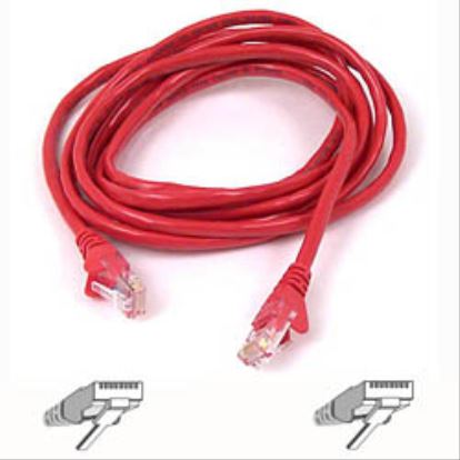 Belkin CAT6 Snagless Patch Cable 1ft. Red networking cable 11.8" (0.3 m)1