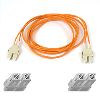 Picture of Belkin Duplex Fiber Optic Patch Cable - 1000ft - 2 x SC, 2 x SC InfiniBand/fibre optic cable 12000" (304.8 m) Orange