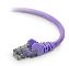 Picture of Belkin CAT6 Snagless 6 ft networking cable Purple 72" (1.83 m)