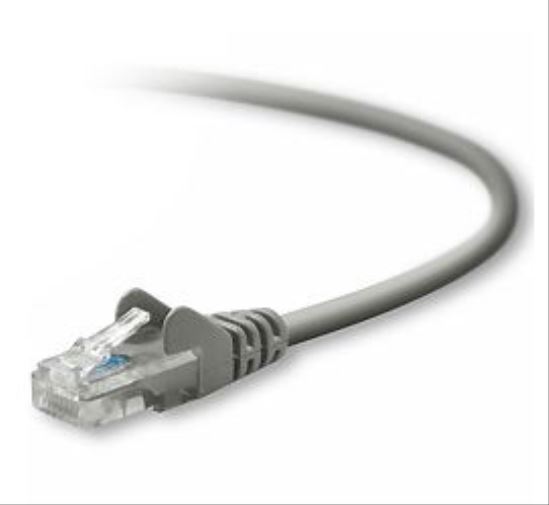 Picture of Belkin CAT5e Snagless Crossover Patch Cable 25 ft networking cable Gray 300" (7.62 m)