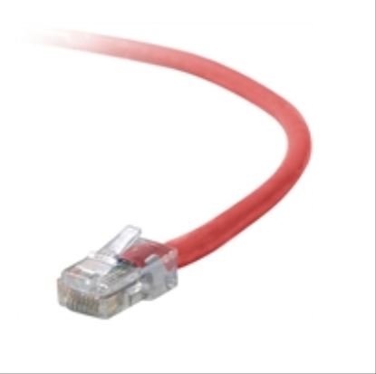 Picture of Belkin 25ft Cat6 UTP networking cable Red 295.3" (7.5 m) U/UTP (UTP)