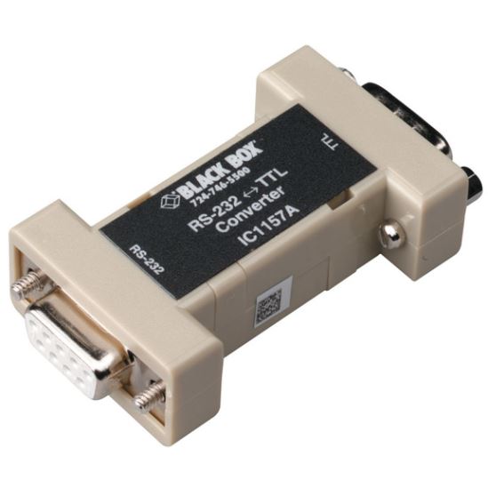 Black Box IC1157A serial converter/repeater/isolator RS-232 Beige, Black1