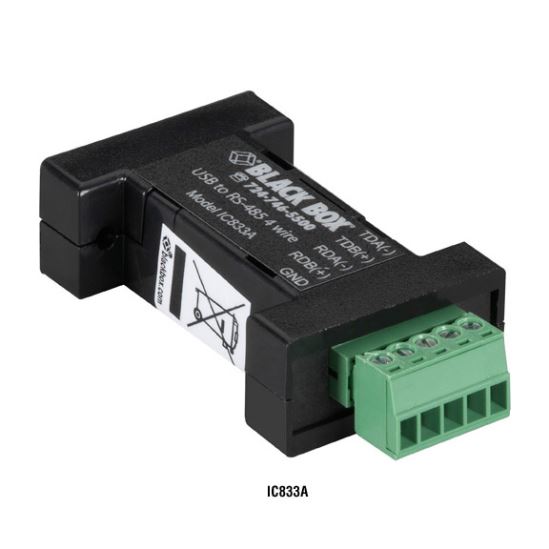 Black Box IC833A serial converter/repeater/isolator USB 2.0 RS-4851