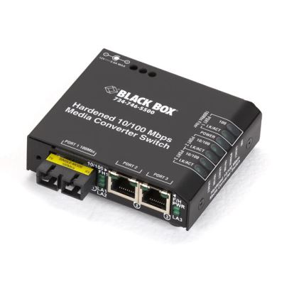Black Box LBH100AE-H-SSC network media converter 100 Mbit/s Multi-mode, Single-mode1