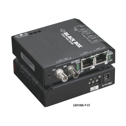 Black Box LBH100A-PD-ST-24 network media converter 100 Mbit/s Multi-mode1