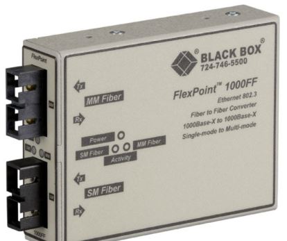 Picture of Black Box LMC1001A network media converter 1000 Mbit/s 1300 nm Multi-mode
