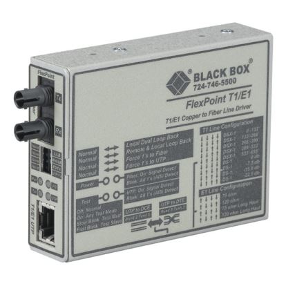 Black Box MT661A-SM network media converter 2048 Mbit/s Single-mode Gray1