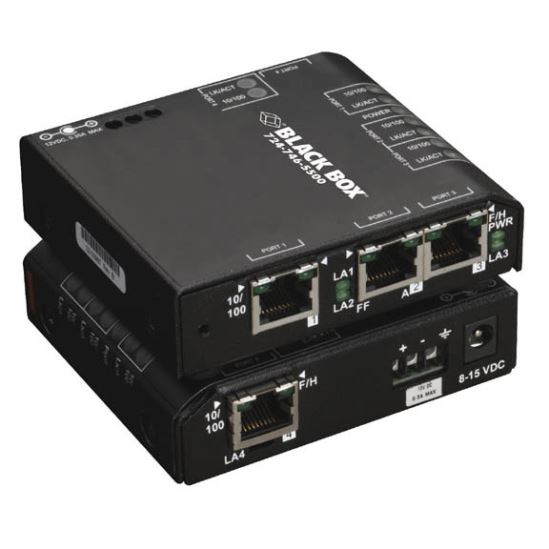 Picture of Black Box LBH101A-H-12 network switch Fast Ethernet (10/100)