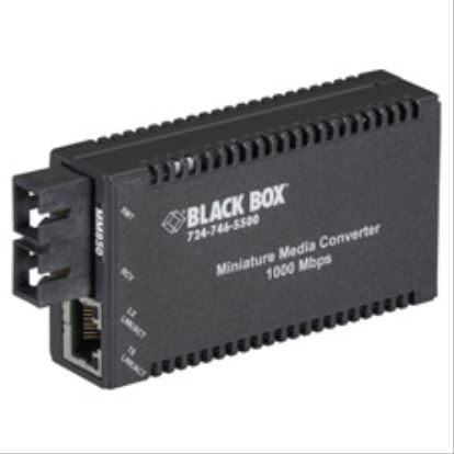 Black Box MultiPower Miniature network media converter 1000 Mbit/s 850 nm Multi-mode1