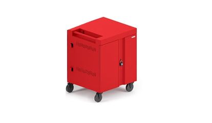 Bretford TVC16 Portable device management cart Red1