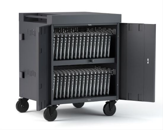 Bretford TVC32PAC-CK portable device management cart/cabinet Charcoal1