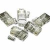 Picture of C2G RJ45 Cat5E Modular Plug for Round Solid/Stranded Cable 25pk RJ-45 Transparent