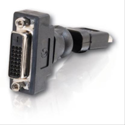 C2G HDMI™ Male to DVI-D™ Female 360° Rotating Adapter Black1
