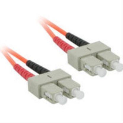 C2G Fiber Optic Duplex Patch Cable, 2 x SC, 2 x SC, 3.28ft fiber optic cable 39.4" (1 m) Orange1