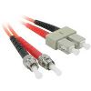 C2G 5m USA SC/ST Duplex 62.5/125 Multimode Fiber Patch Cable fiber optic cable 196.9" (5 m) Orange1