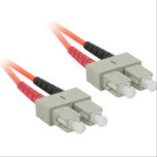 C2G Fiber Optic Duplex Patch Cable, 2 x SC, 2 x SC, 10 m fiber optic cable 393.7" (10 m) Orange1