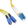 C2G 3m USA LC/SC Duplex 9/125 Single-Mode Fiber Patch Cable fiber optic cable 118.1" (3 m) Yellow1