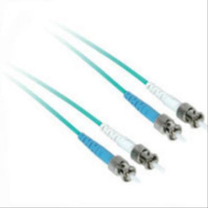 Picture of C2G 5m USA 10Gb ST/ST Duplex 50/125 Multimode Fiber Patch Cable InfiniBand/fibre optic cable 196.9" (5 m) Blue