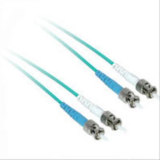 Picture of C2G 5m USA 10Gb ST/ST Duplex 50/125 Multimode Fiber Patch Cable InfiniBand/fibre optic cable 196.9" (5 m) Blue