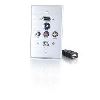 C2G Single Gang HD15 + 3.5mm + RCA A/V + USB Wall Plate2