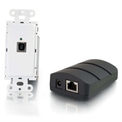 Picture of C2G 53878 cable gender changer USB B, RJ45 USB A, RJ45 Black, White