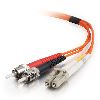 C2G 11131 fiber optic cable 196.9" (5 m) LC ST/BFOC OFC Orange1