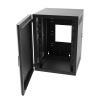 Picture of C2G SWM18RUPD-26-26 rack cabinet 18U Wall mounted rack Black
