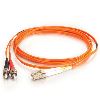 C2G 11128 fiber optic cable 78.7" (2 m) LC ST/BFOC Orange2