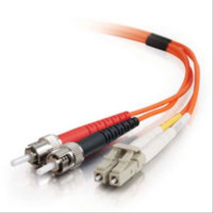 C2G 11057 fiber optic cable 157.5" (4 m) LC ST/BFOC OPGW Orange1