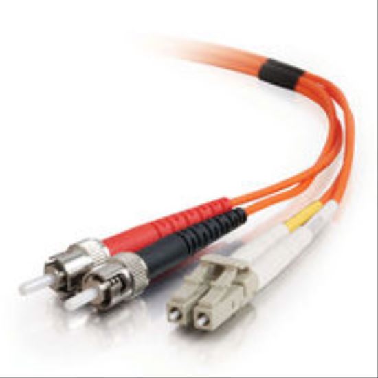 C2G 11057 fiber optic cable 157.5" (4 m) LC ST/BFOC OPGW Orange1