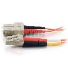 C2G 11057 fiber optic cable 157.5" (4 m) LC ST/BFOC OPGW Orange2