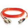 C2G 11057 fiber optic cable 157.5" (4 m) LC ST/BFOC OPGW Orange4