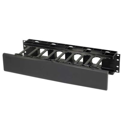 Picture of C2G 14597 cable organizer Rack Cable tray Black