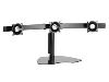 Picture of Chief Flat Panel Triple Monitor Horizontal Table Stand monitor mount / stand Desk Black